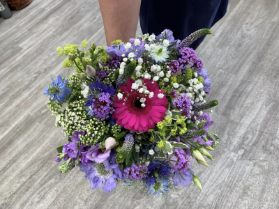 Forget Me Not - Pink & Purple Bouquet