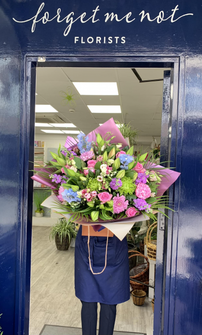 Forget Me Not - Pink & Blue Luxury Bouquet
