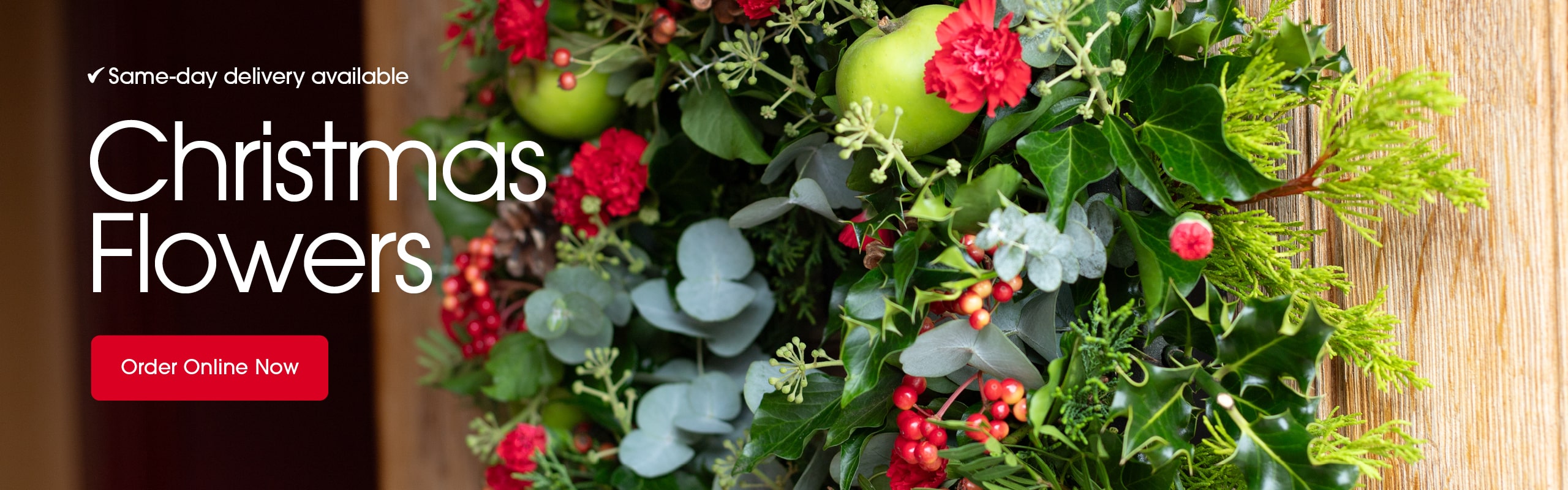 Seasonal bouquets from Forget Me Not in Shrewsbury offering same-day delivery