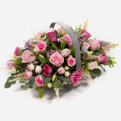 Pink Sensation 
 - A sensational treat for anyone! This luxurious basket goes one step further with a selection of flowers that promises to impress your recipient!
