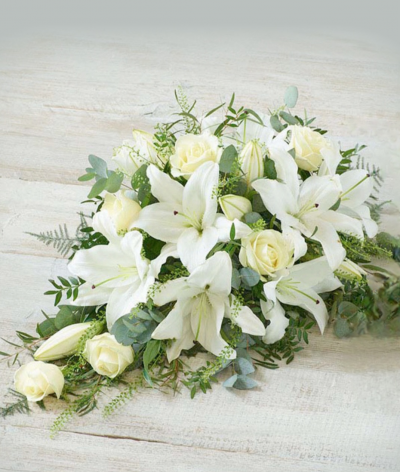 Lily and rose - Lily and Rose funeral spray