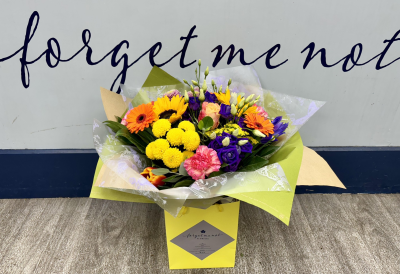 Mamma Mia - Make their day with this bright and vibrant collection of flowers, beautifully presented in a gift box / bag.