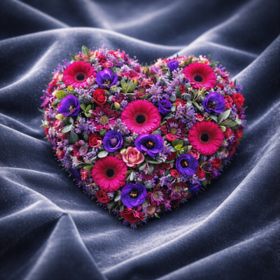 stand up heart - mixed base heart